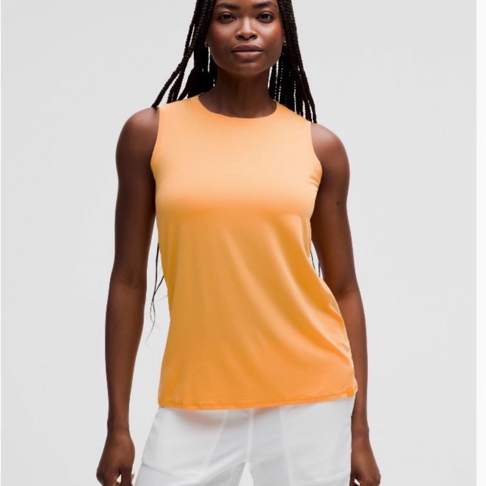Lululemon Athletica Vibrant Orange Tank Top